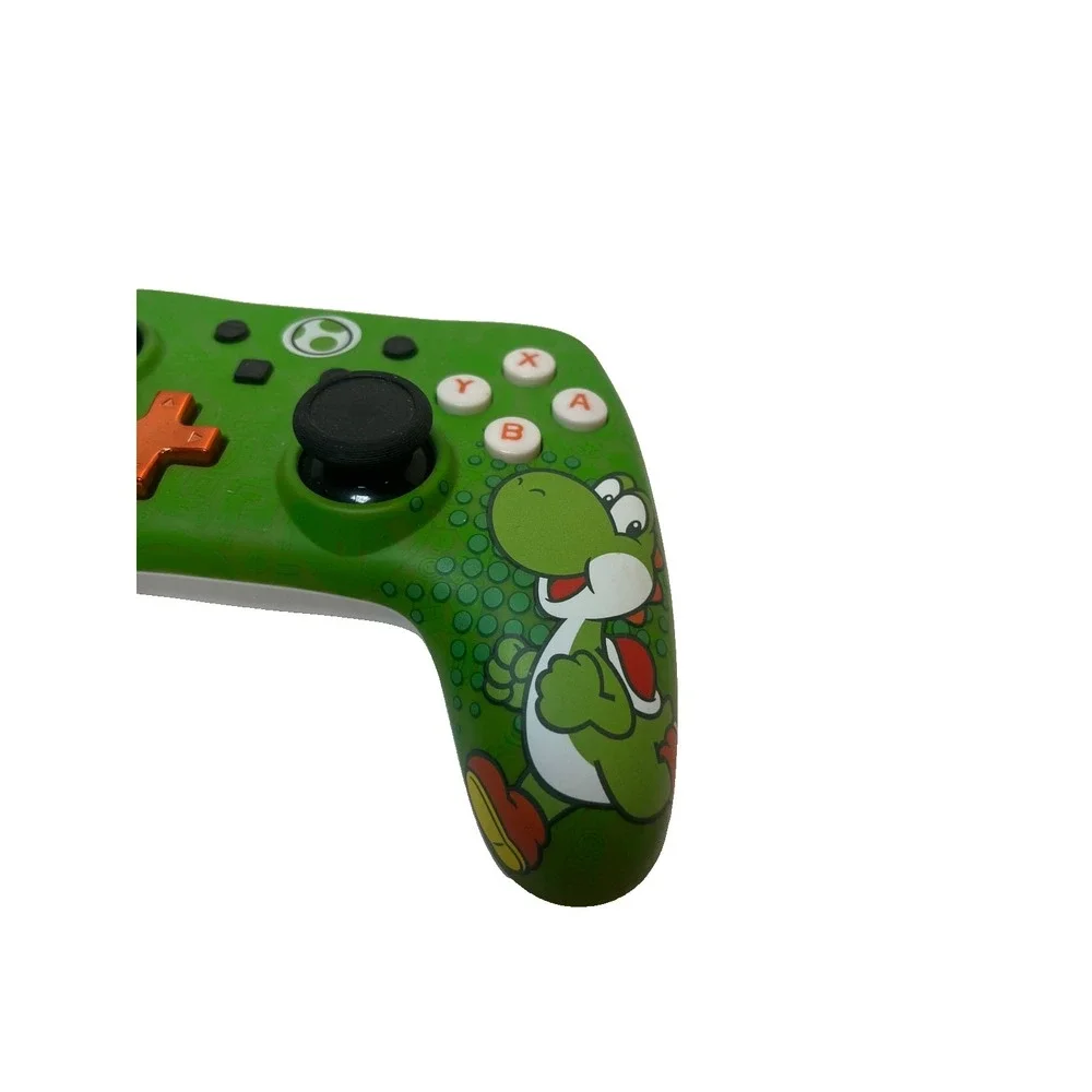 Nintendo Switch Power A Wired Controller Super Mario‎ Yoshi Green - No Cable